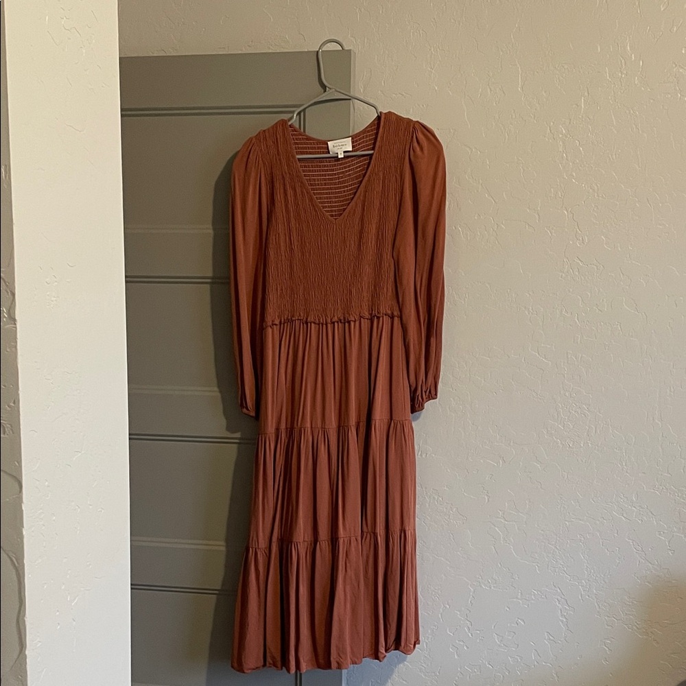 Bohme Copper Midi Dress
